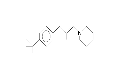 trans-1-Piperidino-3-(4-tert-butyl-phenyl)-2-methyl-propene