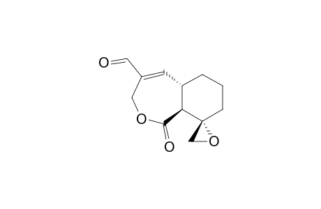 (5AS,9S,9AS)-1,3,5A,6,7,8,9,9A-OCTAHYDRO-1-OXO-SPIRO-(2-BENZOXEPIN-9,2'-OXIRANE)-4-CARBALDEHYDE