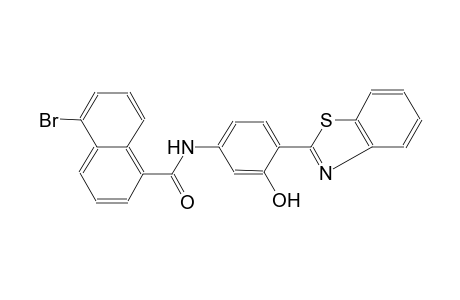 N-[4-(1,3-benzothiazol-2-yl)-3-hydroxyphenyl]-5-bromo-1-naphthamide