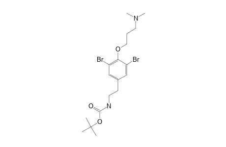 N-TER.-BUTYL_3,5-DIBROMO-4-(3-DIMETHYLAMINOPROPOXY)-PHENETHYLCARBAMATE