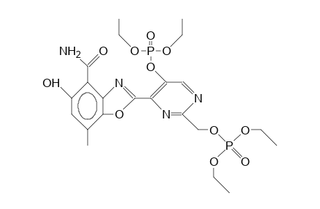 Boxazomycin A 5',7'-bis(diethylphosphate)