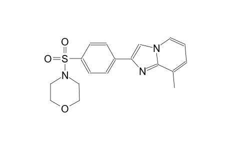 8-methyl-2-[4-(4-morpholinylsulfonyl)phenyl]imidazo[1,2-a]pyridine