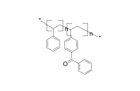 Poly(styrene-co-p-vinylbenzophenone)