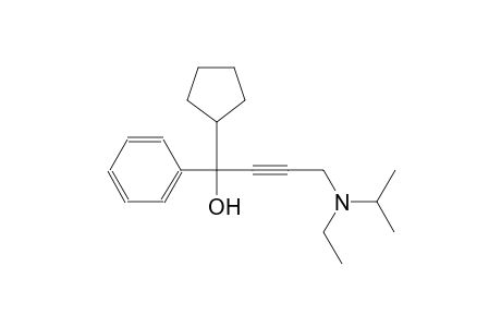 benzenemethanol, alpha-cyclopentyl-alpha-[3-[ethyl(1-methylethyl)amino]-1-propynyl]-