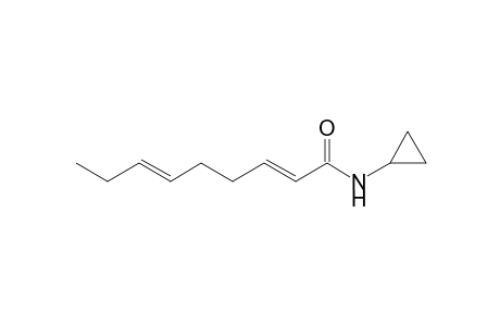 (2E,6E)-N-cyclopropylnona-2,6-dienamide