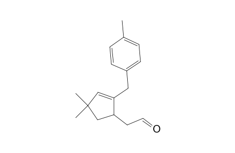 [4,4-Dimethyl-2-(4-methylphenyl)methyl-2-cyclopenten-1-yl]acetaldehyde