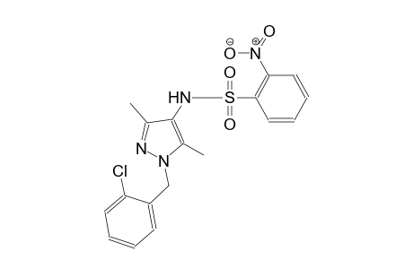 N-[1-(2-chlorobenzyl)-3,5-dimethyl-1H-pyrazol-4-yl]-2-nitrobenzenesulfonamide