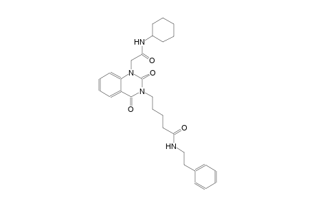 5-(1-[2-(cyclohexylamino)-2-oxoethyl]-2,4-dioxo-1,4-dihydro-3(2H)-quinazolinyl)-N-(2-phenylethyl)pentanamide