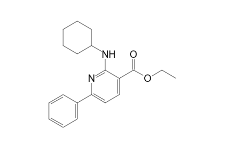 2-(cyclohexylamino)-6-phenyl-3-pyridinecarboxylic acid ethyl ester