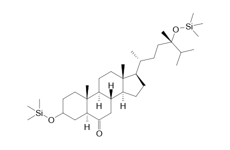 (24S)-3,24-Dihydroxy-24-methyl-5.alpha.-cholestan-6-one bis(trimethylsilyl) ether