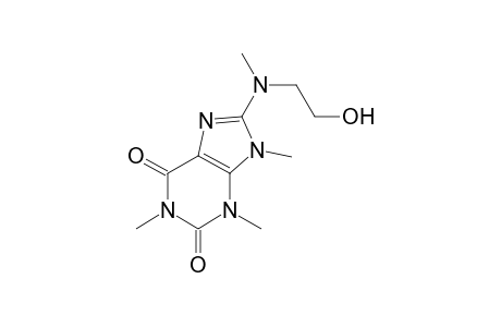 1H-Purine-2,6-dione, 3,9-dihydro-8-[(2-hydroxyethyl)methylamino]-1,3,9-trimethyl-