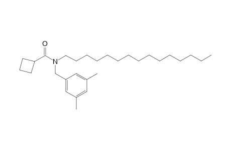 Cyclobutanecarboxamide, N-(3,5-dimethylbenzyl)-N-pentadecyl-