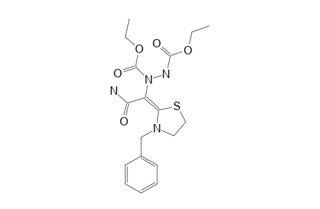Diethyl N-[(3-benzylthiazolidin-2-ylidene)carbamoylmethyl]bicarbamate