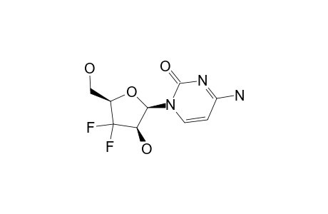 N-(1)-(3-DEOXY-3,3-DIFLUORO-BETA-D-ARABINOFURANOSYL)-CYTOSINE