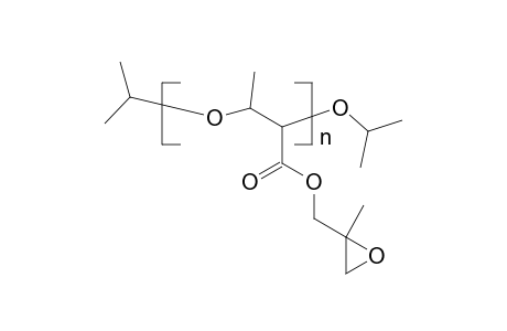 Poly[Oxy(1-methyl-2-carbonyloxymethylene-2-methylethoxylin)ethylene] with isopropoxy end groups