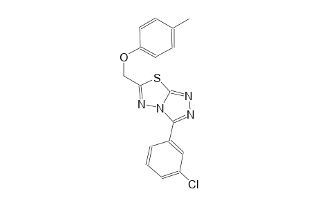 3-(3-chlorophenyl)-6-[(4-methylphenoxy)methyl][1,2,4]triazolo[3,4-b][1,3,4]thiadiazole