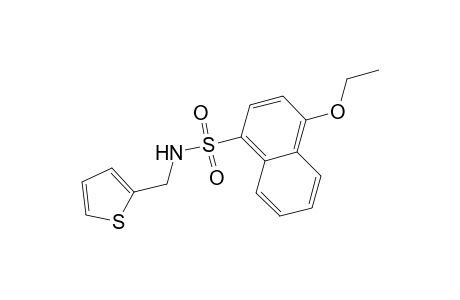 4-Ethoxy-N-(thiophen-2-ylmethyl)naphthalene-1-sulfonamide