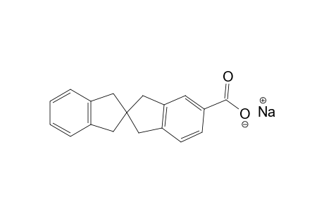 2,2'-spirobiindan-5-carboxylic acid, sodium salt
