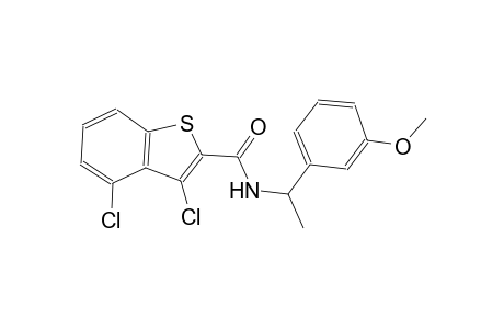3,4-dichloro-N-[1-(3-methoxyphenyl)ethyl]-1-benzothiophene-2-carboxamide