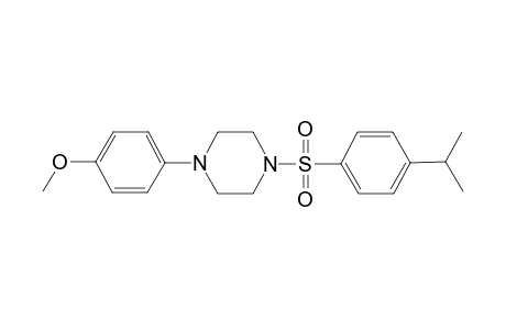1-(4-Methoxyphenyl)-4-(4-propan-2-ylphenyl)sulfonyl-piperazine