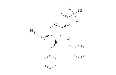 4-AZIDO-2,3-DI-O-BENZYL-4-DEOXY-ALPHA-L-ARABINOPYRANOSYL-TRICHLOROACETIMIDATE