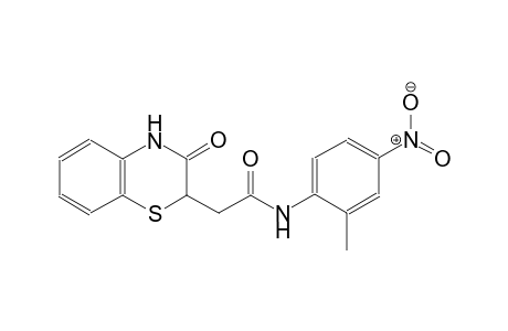 2H-1,4-benzothiazine-2-acetamide, 3,4-dihydro-N-(2-methyl-4-nitrophenyl)-3-oxo-