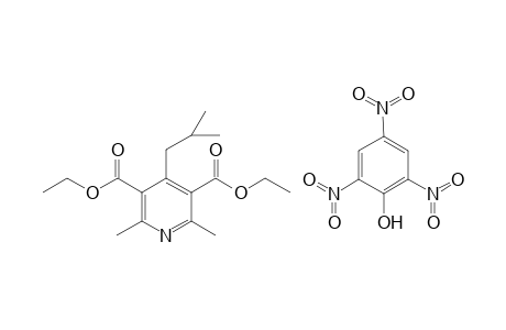 Diethyl 2,6-dimethylpyridine-4-(2"-methylpropyl)-3,5-dicarboxylate - 2',4',6'-trinitrophenol salt