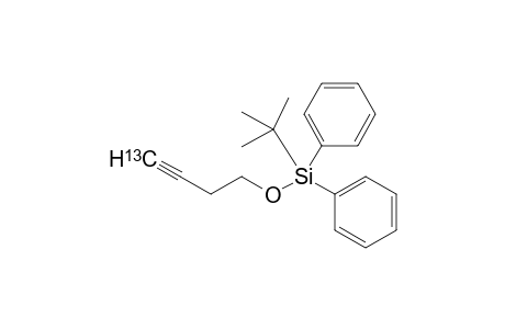 (4-13C)-((But-3-yn-1-yl)oxy)(tert-butyl)diphenylsilane