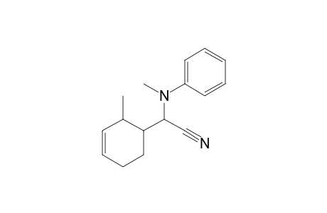 2-(2-Methylcyclohex-3-enyl)-2-(N-methylanilino)acetonitrile isomer
