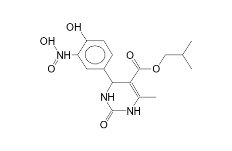4-(3-nitro-4-hydroxyphenyl)-5-isobutoxycarbonyl-6-methyl-1,2,3,4-tetrahydropyrimidine-2-one