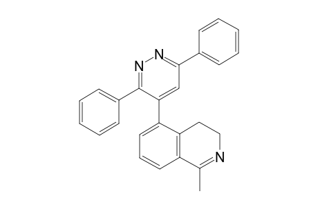 5-(3,6-Diphenylpyridazin-4-yl)-1-methyl-3,4-dihydroisoquinoline
