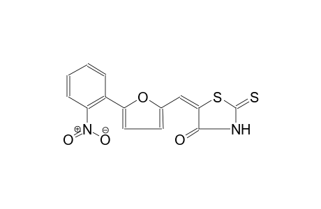 (5E)-5-{[5-(2-nitrophenyl)-2-furyl]methylene}-2-thioxo-1,3-thiazolidin-4-one