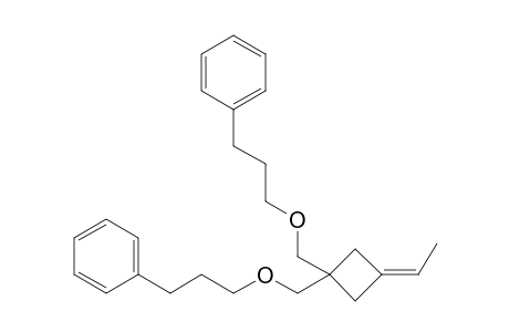 3,3-Bis(3-phenylpropoxymethyl)-1-ethylidenecyclobutane