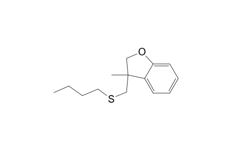Benzofuran, 3-[(butylthio)methyl]-2,3-dihydro-3-methyl-