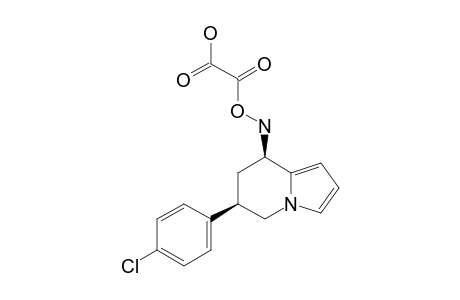 cis-6-(4-CHLORO-PHENYL)-5,6,7,8-TETRAHYDRO-INDOLIZIN-8-YL-AMMONIUM-OXALATE