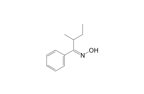 2-methylbutyrophenone, oxime