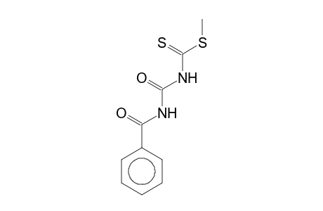 Methyl (benzoylamino)carbonyldithiocarbamate