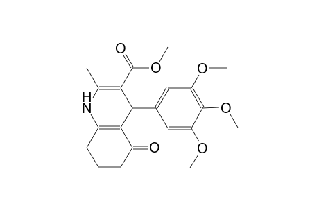 methyl 2-methyl-5-oxo-4-(3,4,5-trimethoxyphenyl)-1,4,5,6,7,8-hexahydro-3-quinolinecarboxylate