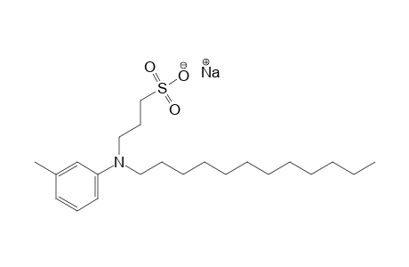 3-(N-dodecyl-m-toluidino)-1-propanesulfonic acid, sodium salt
