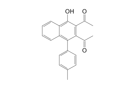 1-[3-acetyl-4-hydroxy-1-(4-methylphenyl)-2-naphthalenyl]ethanone