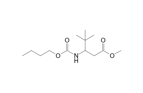 Methyl 3-[(butoxycarbonyl)amino]-4,4-dimethylpentanoate