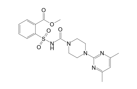 Methyl 2-(N-(4-(4,6-dimethylpyrimidin-2-yl)piperazine-1-carbonyl)sulfamoyl)benzoate