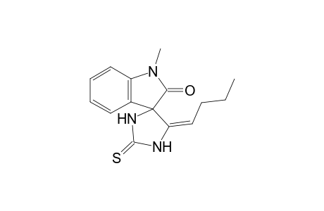 (E/Z)-4-Butylidene-1'-methyl-2-thioxo-1'H-spiro[imidazolidine-5,3'-indole]-2'-one