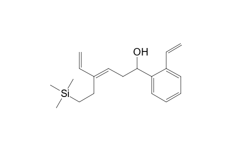 Benzenemethanol, 2-ethenyl-.alpha.-[3-[2-(trimethylsilyl)ethyl]-2,4-pentadienyl]-, (E)-