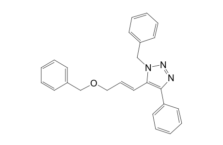 5-(3-Benzyloxypropenyl)-4-phenyl-1-benzyl-1H-1,2,3-triazole