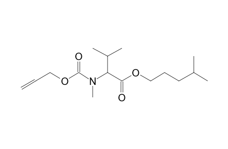 Valine, N-methyl-N-allyloxycarbonyl-, isohexyl ester