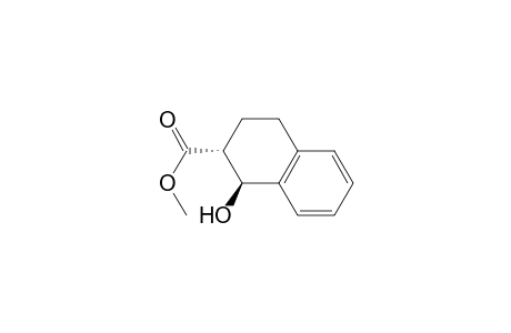 trans-1-Hydroxy-1,2,3,4-tetrahydronaphthalene-2-carboxylic acid methyl ester