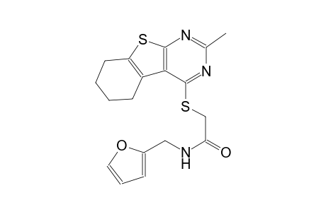 acetamide, N-(2-furanylmethyl)-2-[(5,6,7,8-tetrahydro-2-methylbenzo[4,5]thieno[2,3-d]pyrimidin-4-yl)thio]-