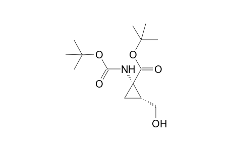 (1S,2R)-1-(tert-butoxycarbonylamino)-2-methylol-cyclopropanecarboxylic acid tert-butyl ester