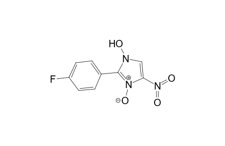 1-Hydroxy-2-p-fluorophenyl-4-nitroimidazole-3-oxide